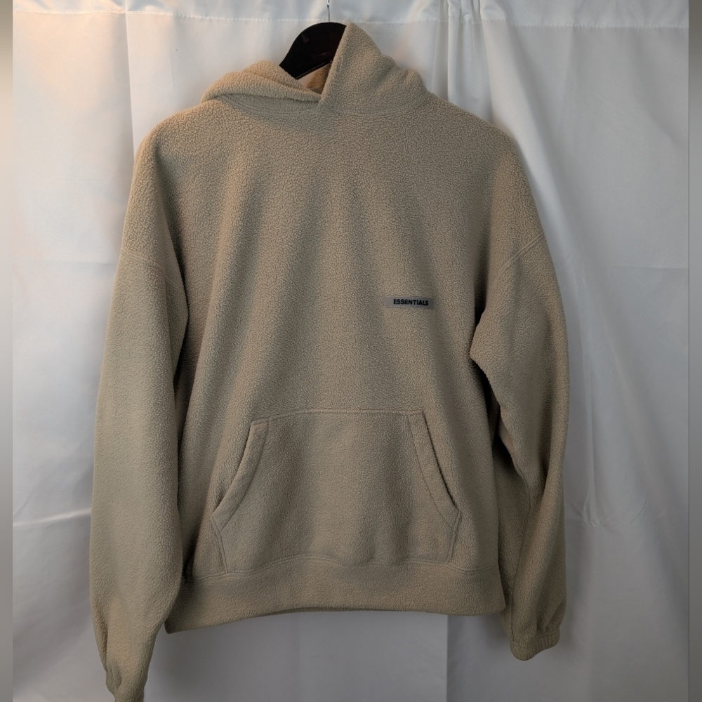 Essentials Polar Fleece Hoodie size XS oversized in EUC - Picture 4 of 13